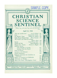 Christian Science Sentinel April 1944