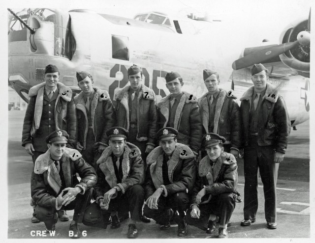 Front:  K.E. Cline; A.W. Garrett; M.L. Greenblatt & E.A. Mercer. Rear: D.A. Miller; C.E. Cobb; W.E. Leahy; E.L. Lehr; R. Grulet; & W.H. Larmee.